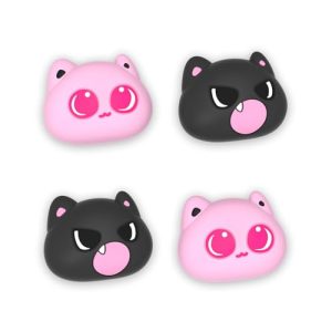 PlayVital Switch 2 Thumbs Cushion Caps | Kawaii Silicone Joystick Grip Cover (4-Pack) for Anti-Fatigue Gaming - Perfect