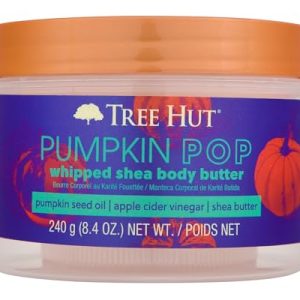 Tree Hut Pumpkin Pop Whipped Shea Body Butter | Long-lasting Hydration & Soft Skin | Limited Edition Fall Essential | 8.