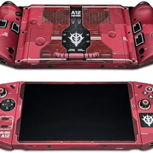 POP SKIN Legion Go Skin - Red Zaku II Edition - Full Wrapping Matte Vinyl - Perfect for Gamers - Ultimate Protection for